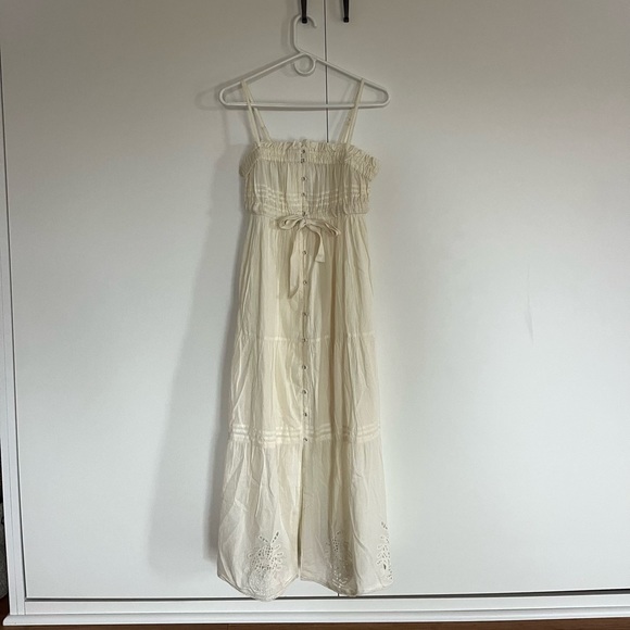 Cleobella Isabel Ankle Dress in Ivory Size XS - Picture 2 of 8